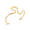 Coque de Nacre Bracelet jonc plaqué or 974224
