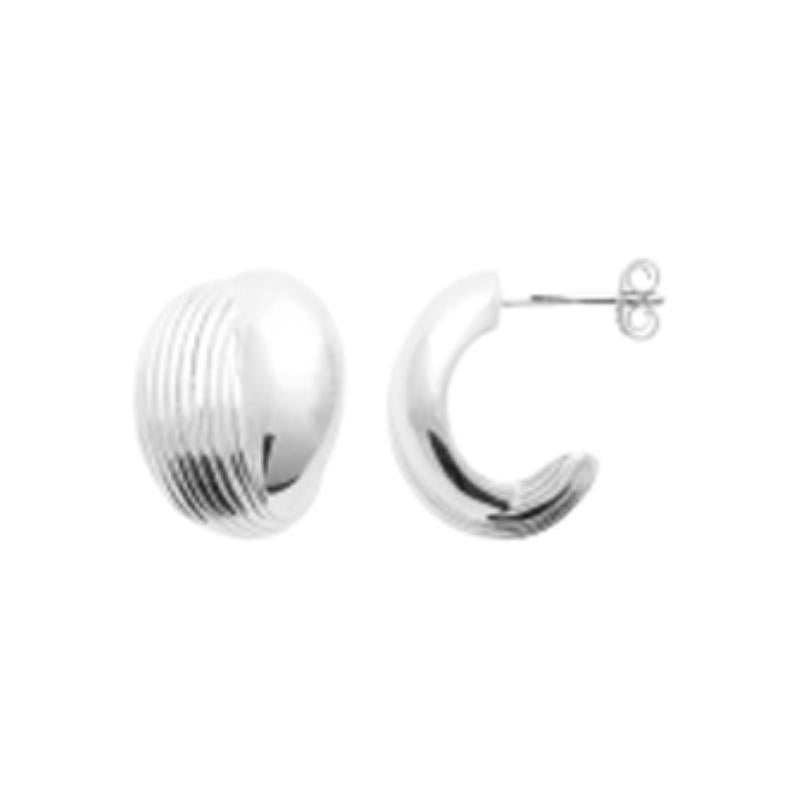 Coque de Nacre Puces d'oreilles argent 73052400