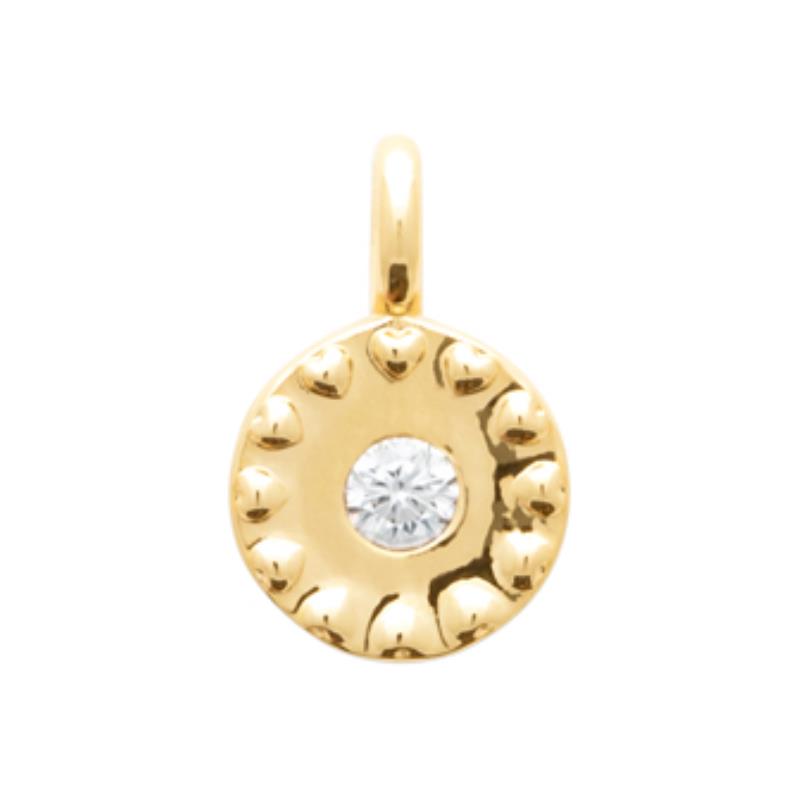Coque de Nacre Pendentif plaqué or 2776210