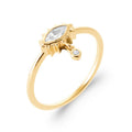 Coque de Nacre Bague plaqué or 2964410