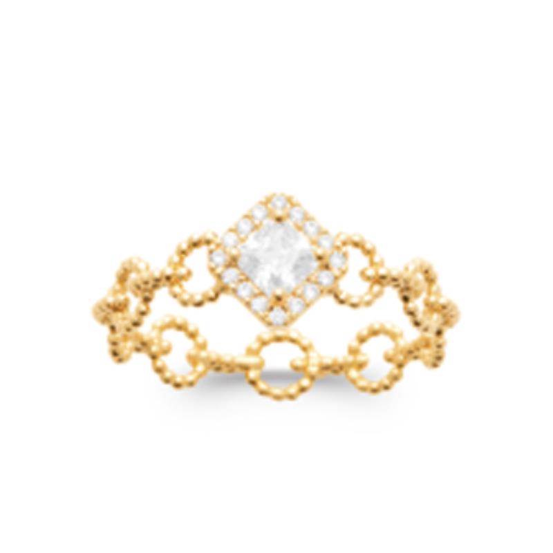 Coque de Nacre Bague plaqué or 2968810