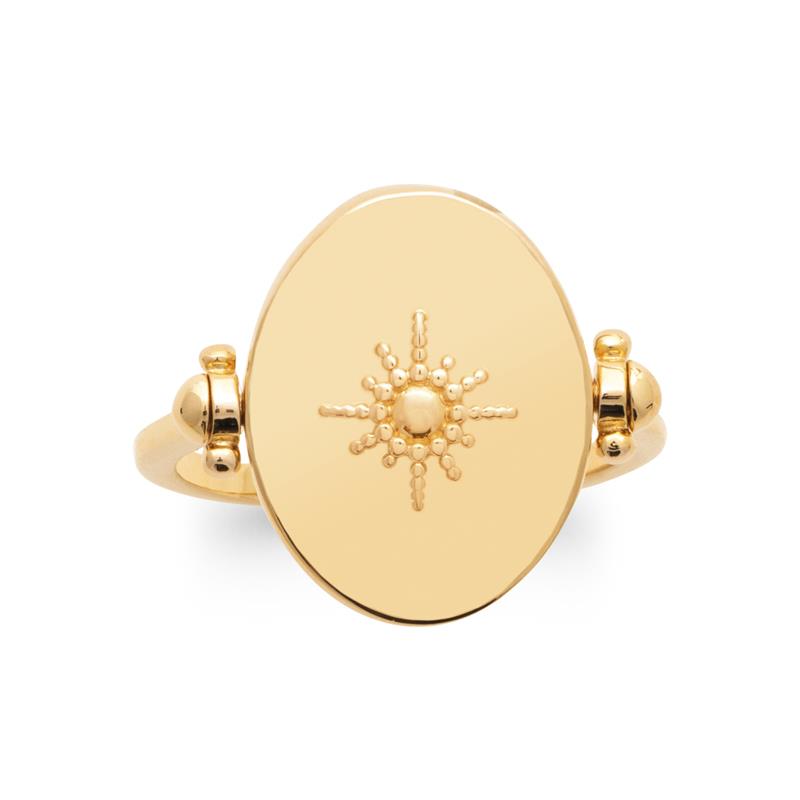 Coque de Nacre Bague plaqué or 2289007