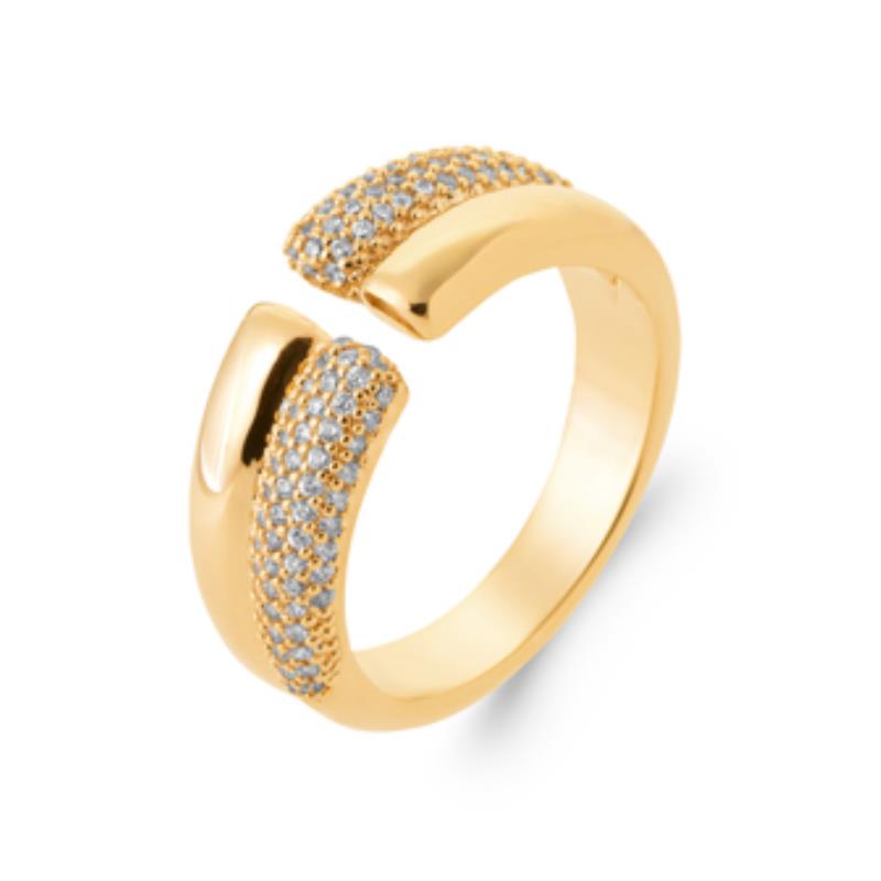 Coque de Nacre Bague plaqué or 2990310