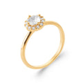 Coque de Nacre Bague plaqué or 2993410