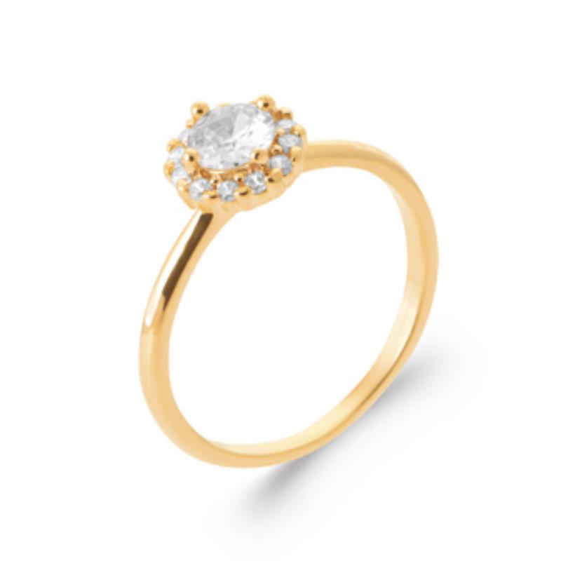 Coque de Nacre Bague plaqué or 2993410