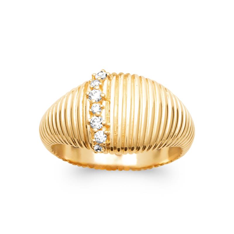 Coque de Nacre Bague plaqué or 20003310
