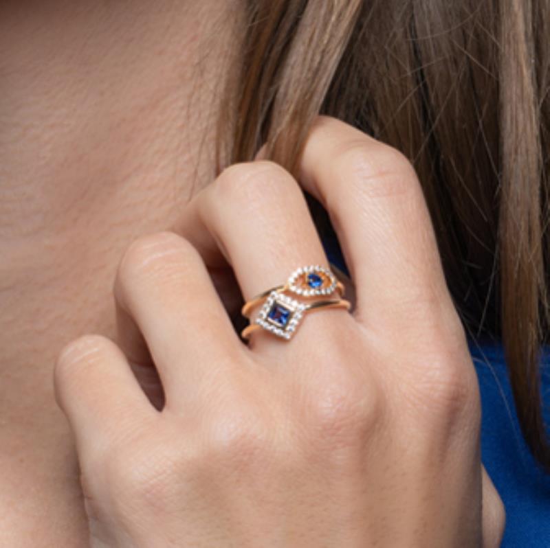 Coque de Nacre Bague solitaire plaqué or 2972840
