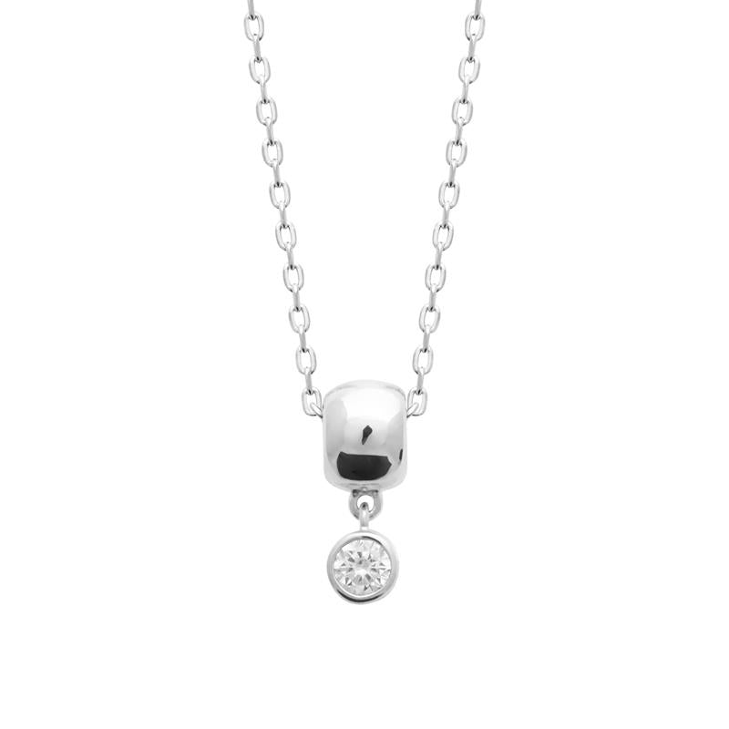Coque de Nacre Collier plaqué argent 474172
