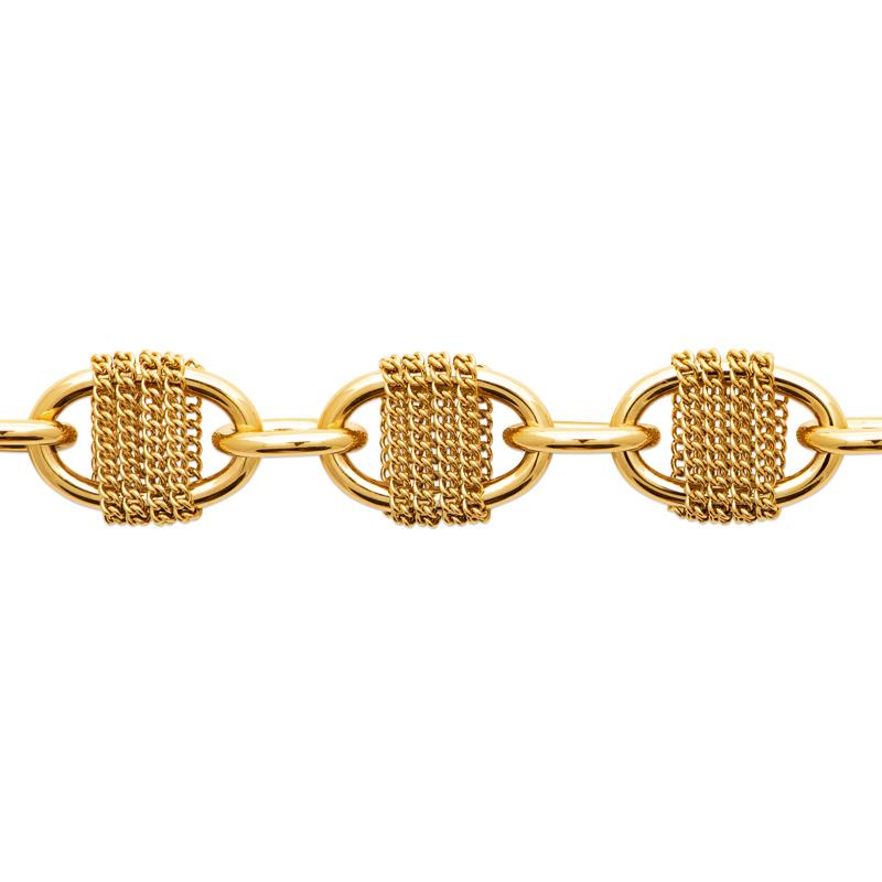 Coque de Nacre Bracelet acier doré 312386