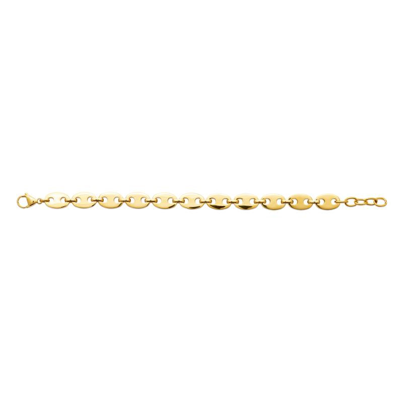 Coque de Nacre Bracelet acier doré 312350