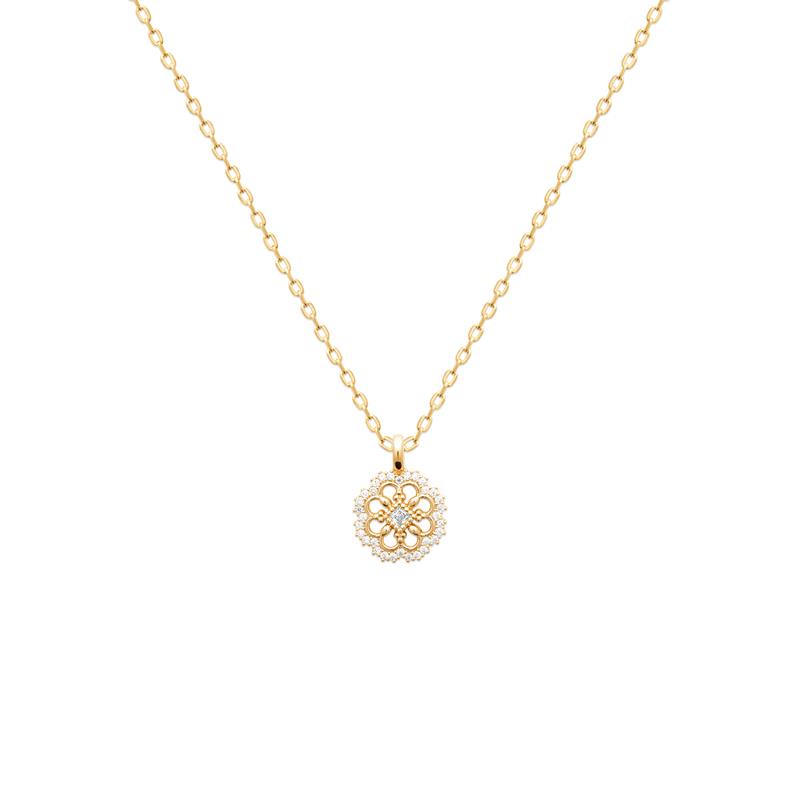 Coque de Nacre Pendentif plaqué or 2786110
