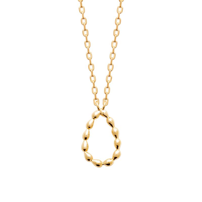 Coque de Nacre Collier plaqué or 922250