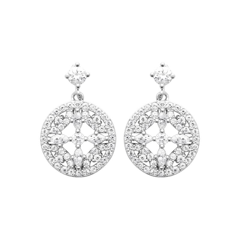 Coque de Nacre Boucles d'oreilles argent 13090410