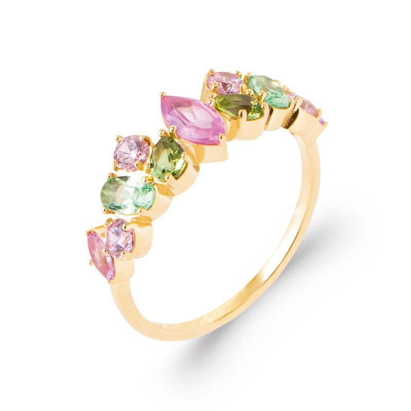 Coque de Nacre Bague plaqué or 20018305