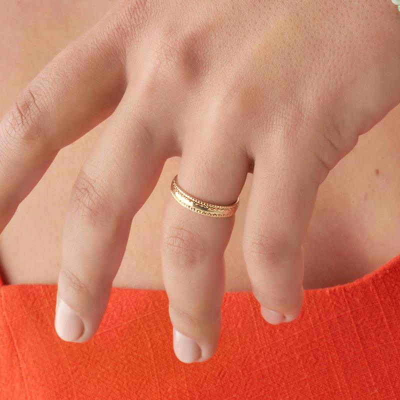 Coque de Nacre Bague plaqué or 2284400