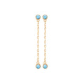 Coque de Nacre Boucles d'oreilles pendantes plaqué or 2599460