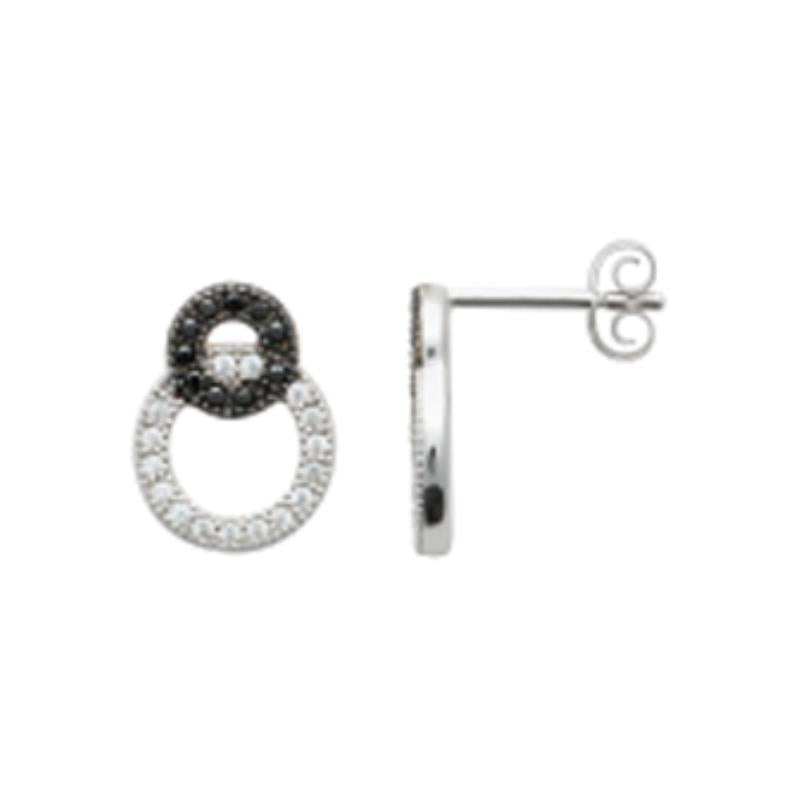 Coque de Nacre Puces d'oreilles argent 1518407