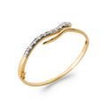 Coque de Nacre Bracelet jonc plaqué or 900155