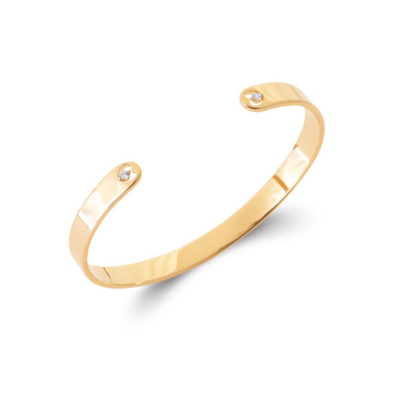 Coque de Nacre Bracelet jonc plaqué or 974298