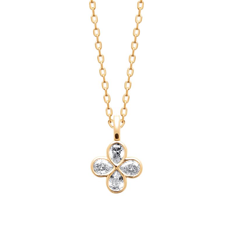 Coque de Nacre Collier plaqué or 974429