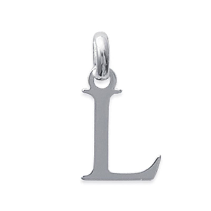 Coque de Nacre Pendentif initiale argent 18750012