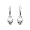Coque de Nacre Créoles argent 1020017