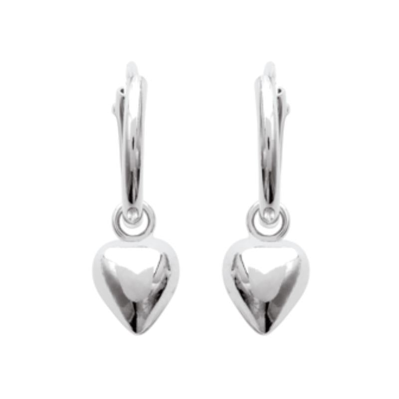 Coque de Nacre Créoles argent 1020017