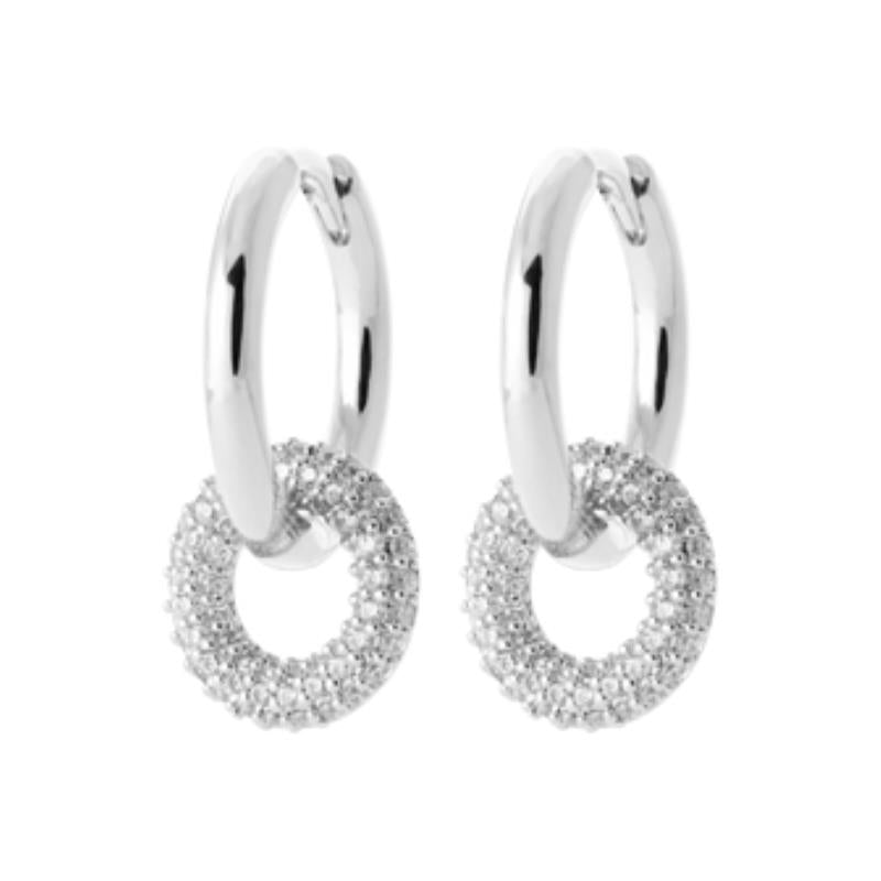 Coque de Nacre Créoles argent 1662710