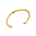 Coque de Nacre Bracelet jonc acier doré 312206