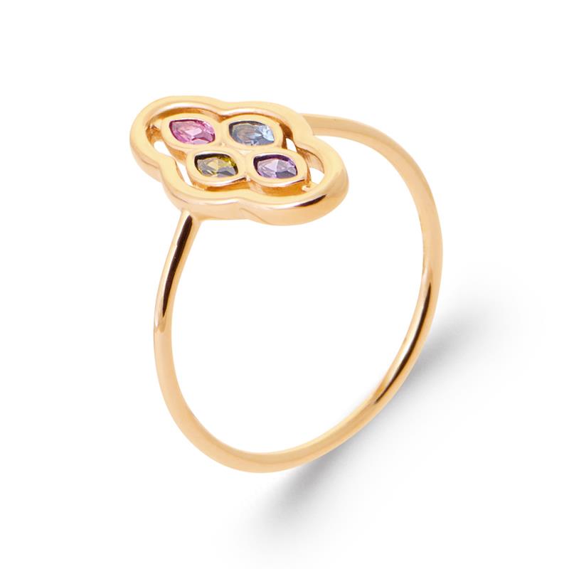 Coque de Nacre Bague plaqué or 20009505