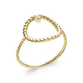 Coque de Nacre Bague plaqué or 2298410