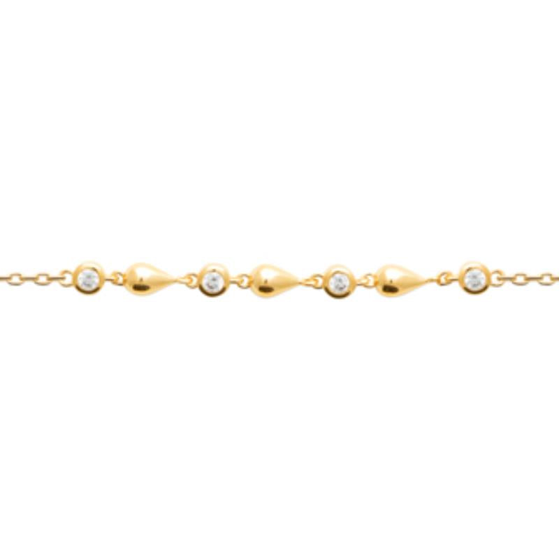 Coque de Nacre Bracelet plaqué or 974187