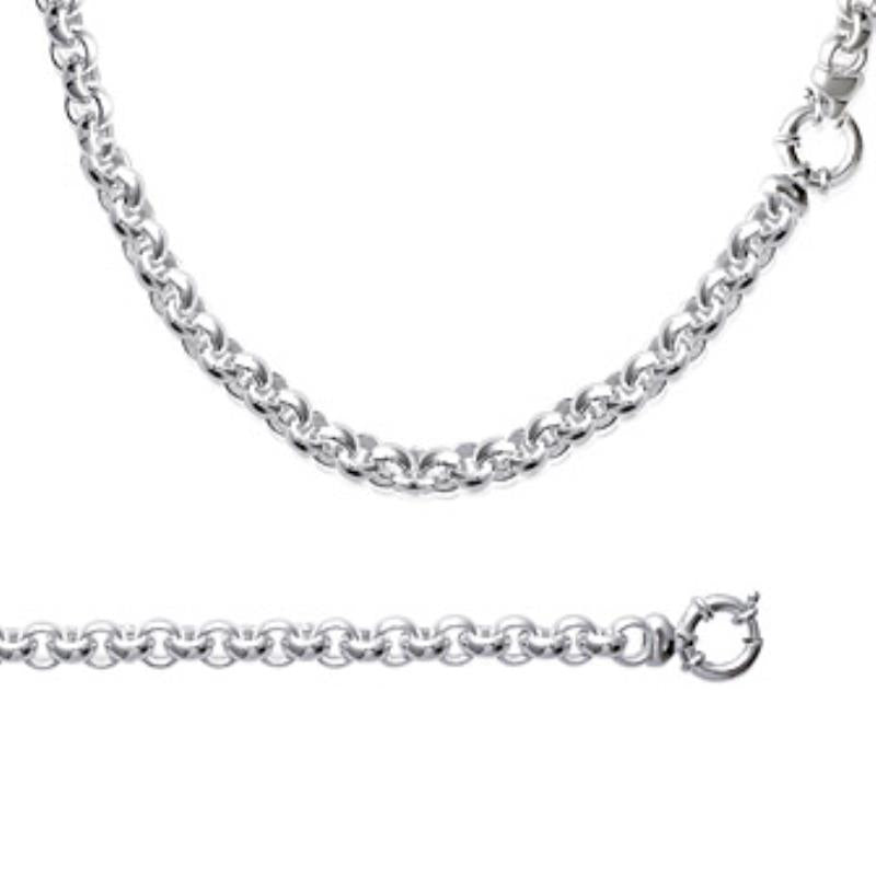 Coque de Nacre Chaîne argent 790224