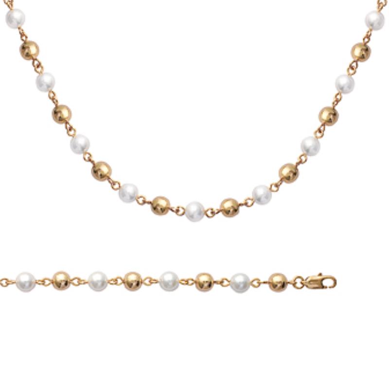 Coque de Nacre Bracelet plaqué or 287203