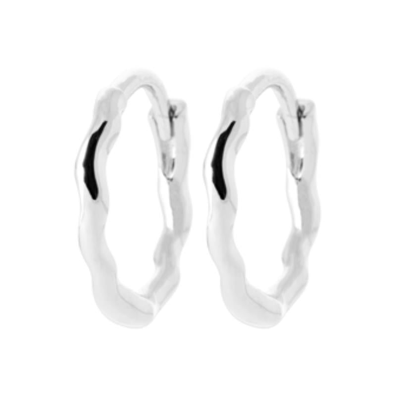 Coque de Nacre Créoles argent 7657700