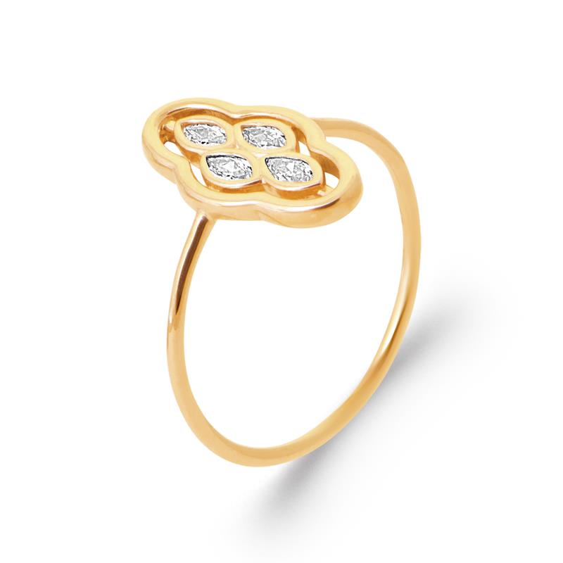 Coque de Nacre Bague plaqué or 20009510