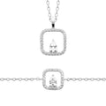 Coque de Nacre Chaîne argent 874478