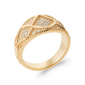Coque de Nacre Bague plaqué or 2948310