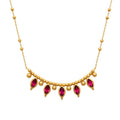 Coque de Nacre Collier plaqué or 973610