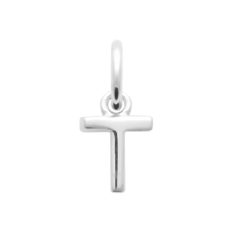 Coque de Nacre Pendentif initiale argent 7775620