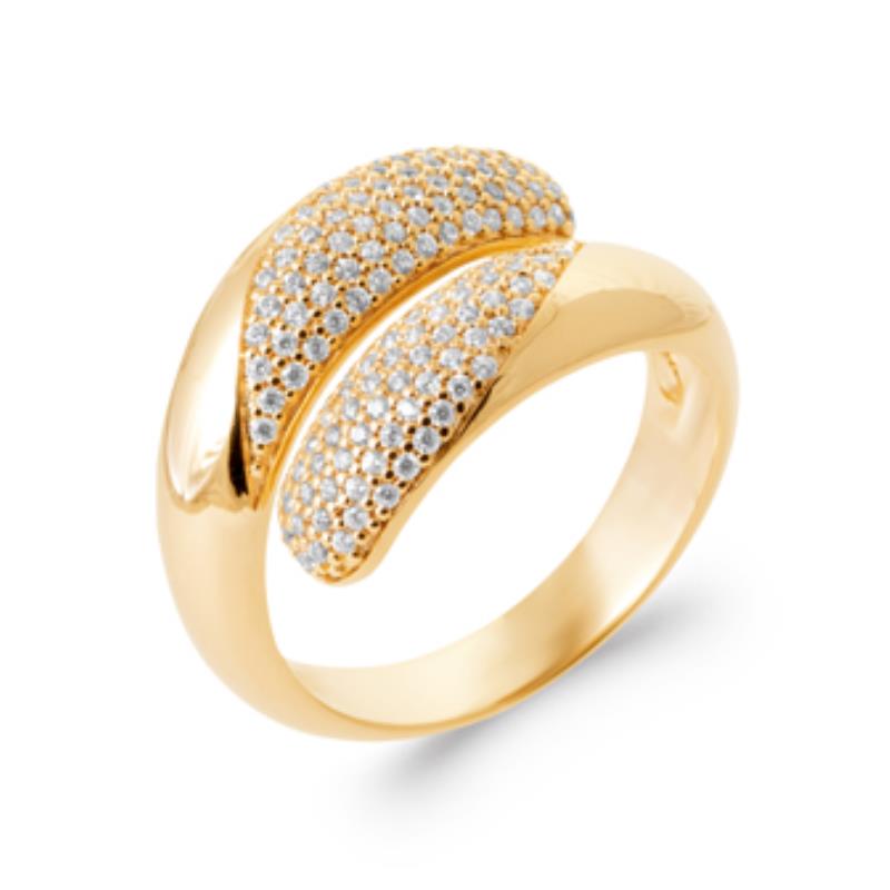 Coque de Nacre Bague plaqué or 2980810