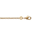 Coque de Nacre Chaîne maille forçat plaqué or 225052
