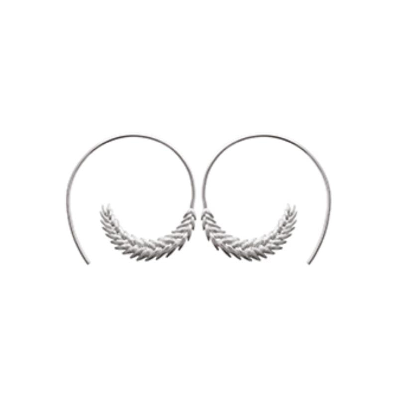 Coque de Nacre Créoles argent 7626000