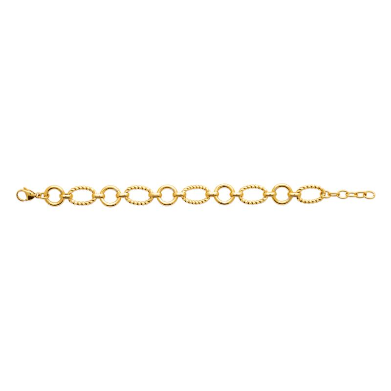 Coque de Nacre Bracelet acier doré 312338