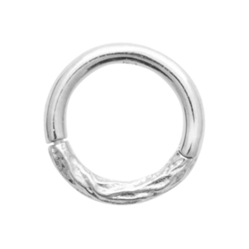 Coque de Nacre Créoles argent 7677100