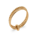 Coque de Nacre Bague semainier plaqué or 2916500