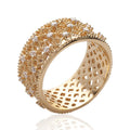 Coque de Nacre Bague plaqué or 2190610