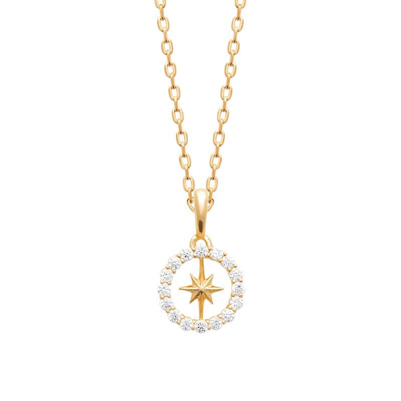 Coque de Nacre Collier plaqué or 974291
