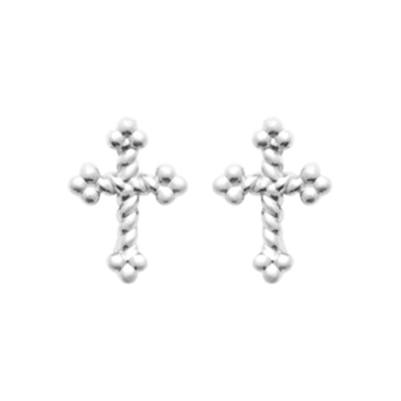 Coque de Nacre Puces d'oreilles argent 73063000