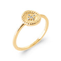 Coque de Nacre Bague plaqué or 2946010